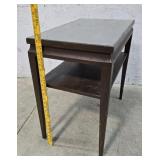 Glass top end table