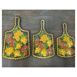 Russian folk art cutting boards - hand painted