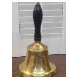 Large brass bell GE Paris presentation - very