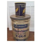 2 tins - Grainger tobacco & Cloverbloom frozen