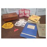Dovetailed cedar box, Endicott Johnson program,