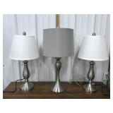 3 Lamps W/ Shades
