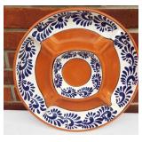 Sedona Pottery divided snack platter/dish