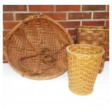 XL Hanging basket and two small early baskets