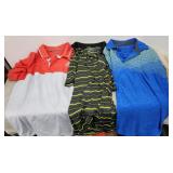 3 Medium Golf Shirts