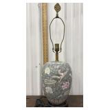 Asian style lamp with birds - lighting stamped