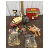 Vintage toys - Hulk Hogan, Sesame Street, pirates