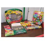 Box - color pencils, oil pastels, etc - none of