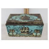 Tin cigar box