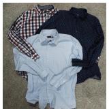 Lot of 3 nice mens dress or work shirts. size