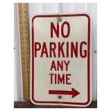 No Parking sign