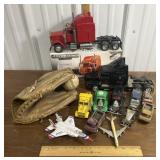 Assorted Boy Toys. With NSG leather glove.