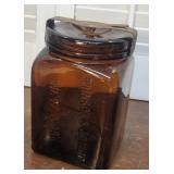 Antique Jar/bottle Johnson & Johnson NY square
