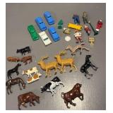 Awesome miscellaneous lot plastic / metal toys