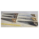 Cross cut and rip hand saws