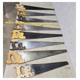 Cross cut and rip hand saws