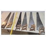 Cross cut and rip hand saws