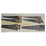 Cross cut and rip hand saws