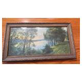 22 1/2ï¿½ x 12 3/4ï¿½ the Delaware Milford framed