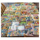 Huge lot vintage super hero comic s