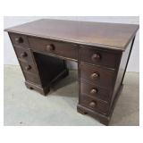 Mahogany knee hole desk