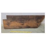 3" Thick plank top 24"76"