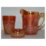 Vintage Imperial Marigold Carnival Glass 5 3/4