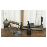 Barn finds- old iron & tools