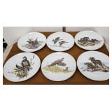 Clark Bronson wildlife collector plates
