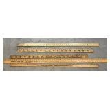5 Advertising Yard Sticks