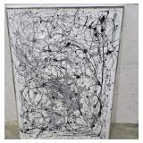 Abstract Plastic art 36"48"