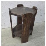 Mission oak plant stand 14"18"