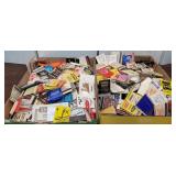 Large lot of advertising matchbooks - dumped into