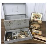 Fishing equipment- hooks, weights, line, corks