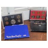 1968 & 1981 US proof sets