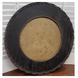 Round antique frame