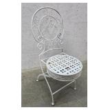 Metal folding chair