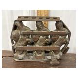 Vintage hinged chocolate rabbit mold