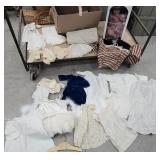 Vintage Adult / baby / doll clothing and doll
