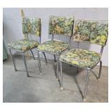 3 Retro Kitchen Chairs