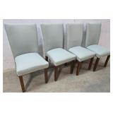 4 Upholstered Dining Chairs - Table separate