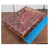 Victorian photo album - covers are off