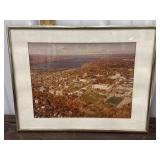 old Ariel Photo of Cornell/ Cayuga Ithaca NY