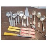 Flatware Serving Pcs - ladle, tomato knives