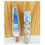 Vintage Molson Beer Tap Handles
