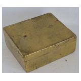HEAVY Antique brass snuff Box??