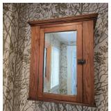 Early pine medicine cabinet 24"9"20"