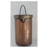 Very heavy brass cylinder/tester - numbered with
