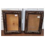 Pair Eastlake frames with original backs