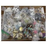 Misc. costume jewelry - charms, beads, earrings